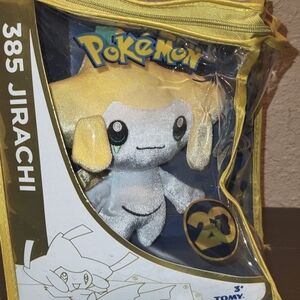Pokemon 20th Anniversary Jirachi Plush TOMY